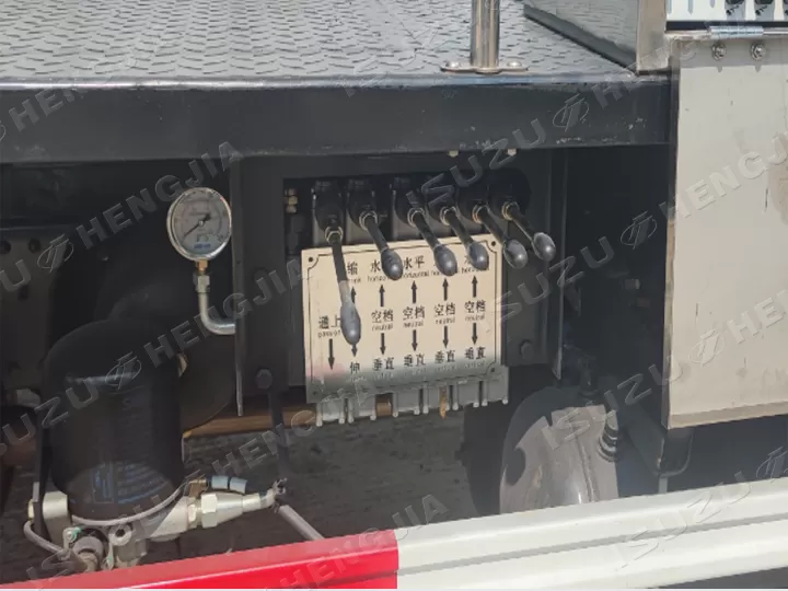 Barres de commande de cyclinder latérales