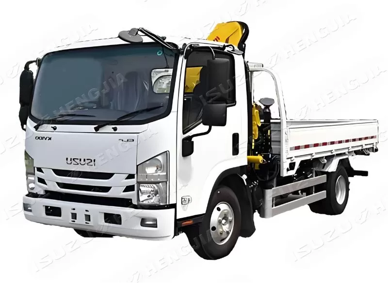 Grane montée sur camion Isuzu NKR / KV100